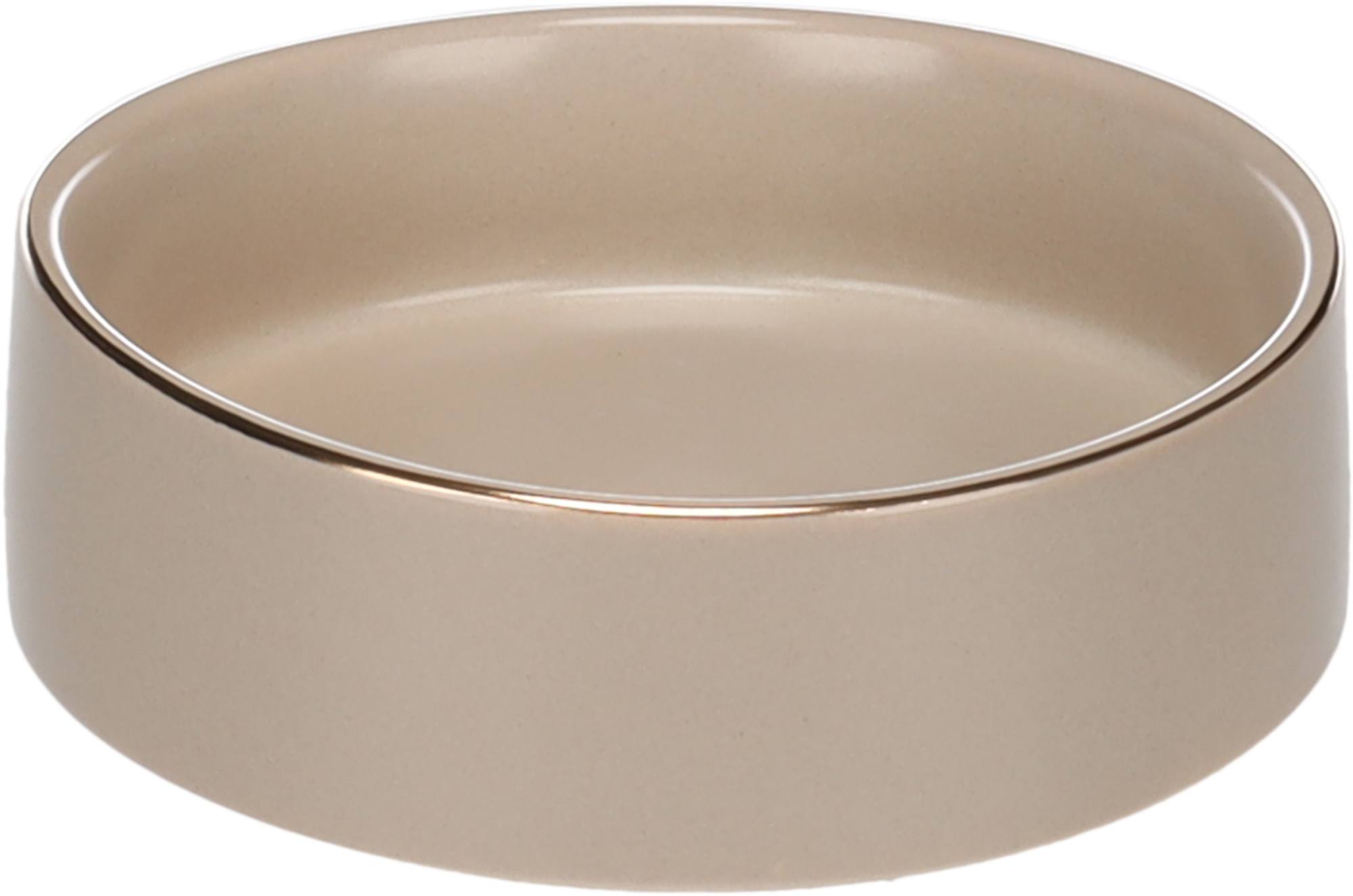 Flamingo Feeding and drinking bowl Eram Round Beige