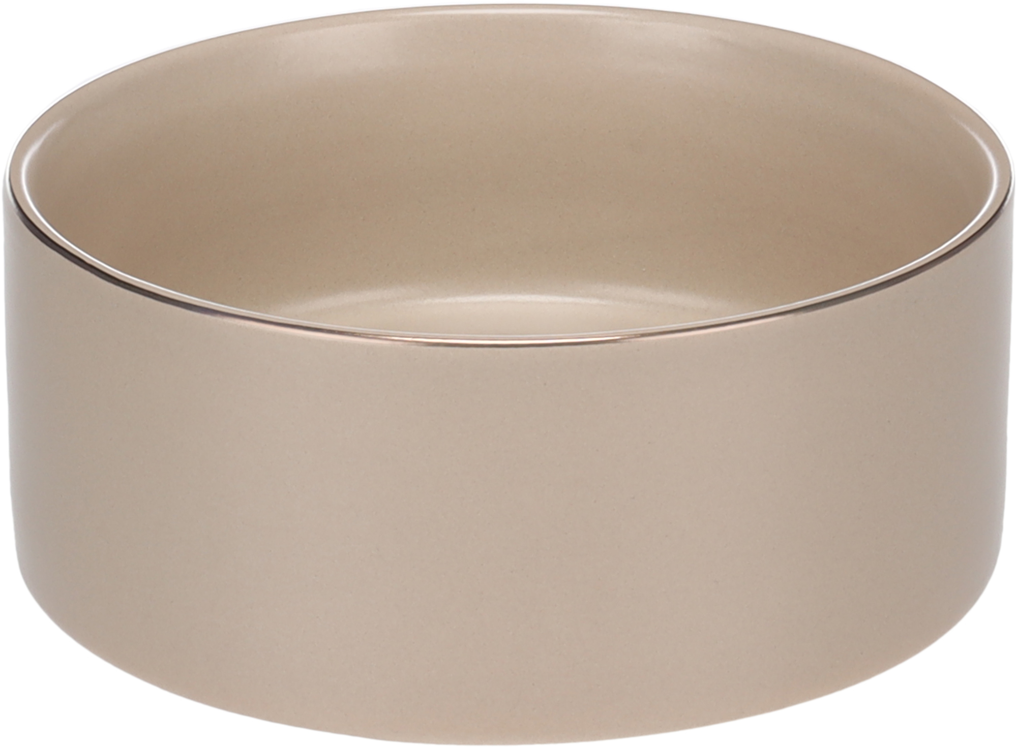 Flamingo Feeding and drinking bowl Eram Round Beige