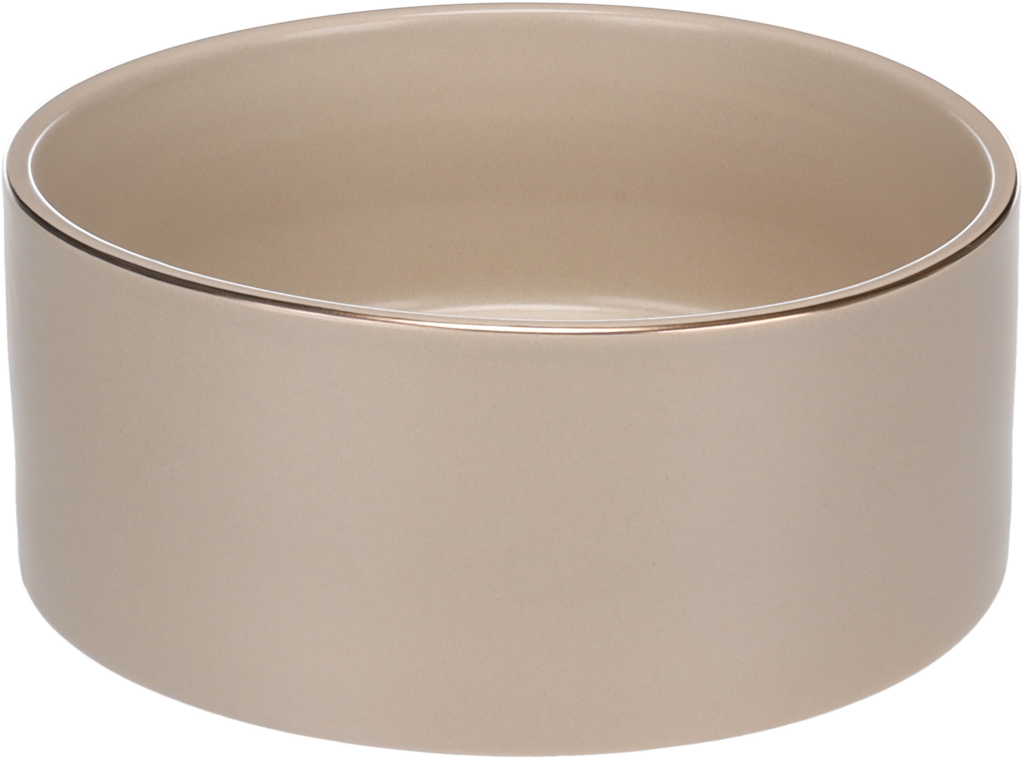 Flamingo Feeding and drinking bowl Eram Round Beige