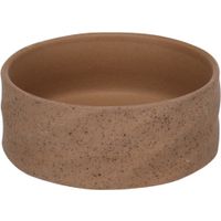 Flamingo Feeding and drinking bowl Hasel Round Dark brown