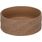 Feeding and drinking bowl Hasel Round Dark brown