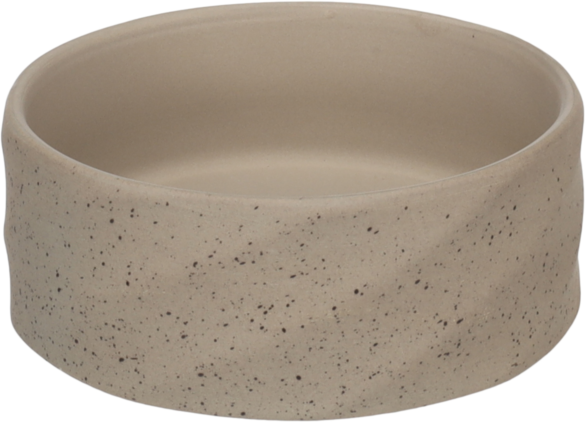 Flamingo Feeding and drinking bowl Hasel Round Grey