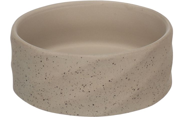 Flamingo Feeding and drinking bowl Hasel Round Grey