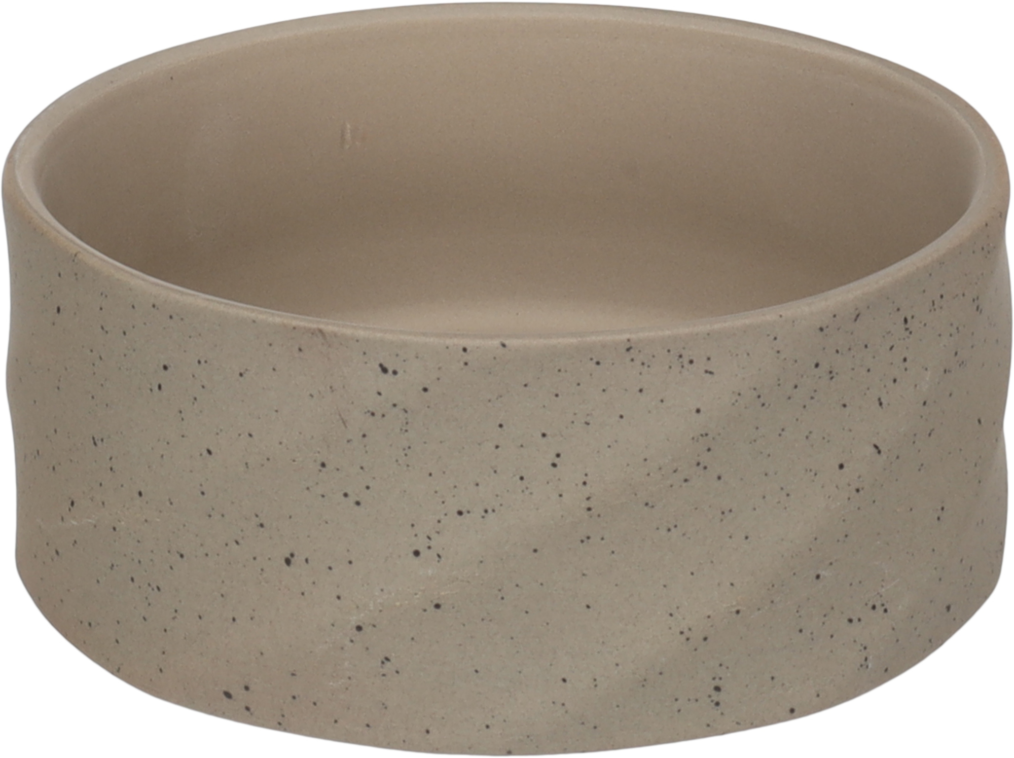 Flamingo Feeding and drinking bowl Hasel Round Grey