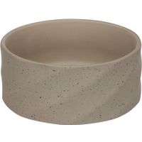 Flamingo Feeding and drinking bowl Hasel Round Grey