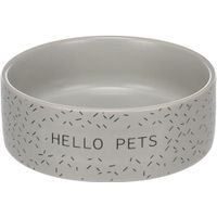 Flamingo Feeding and drinking bowl Lada Round Grey