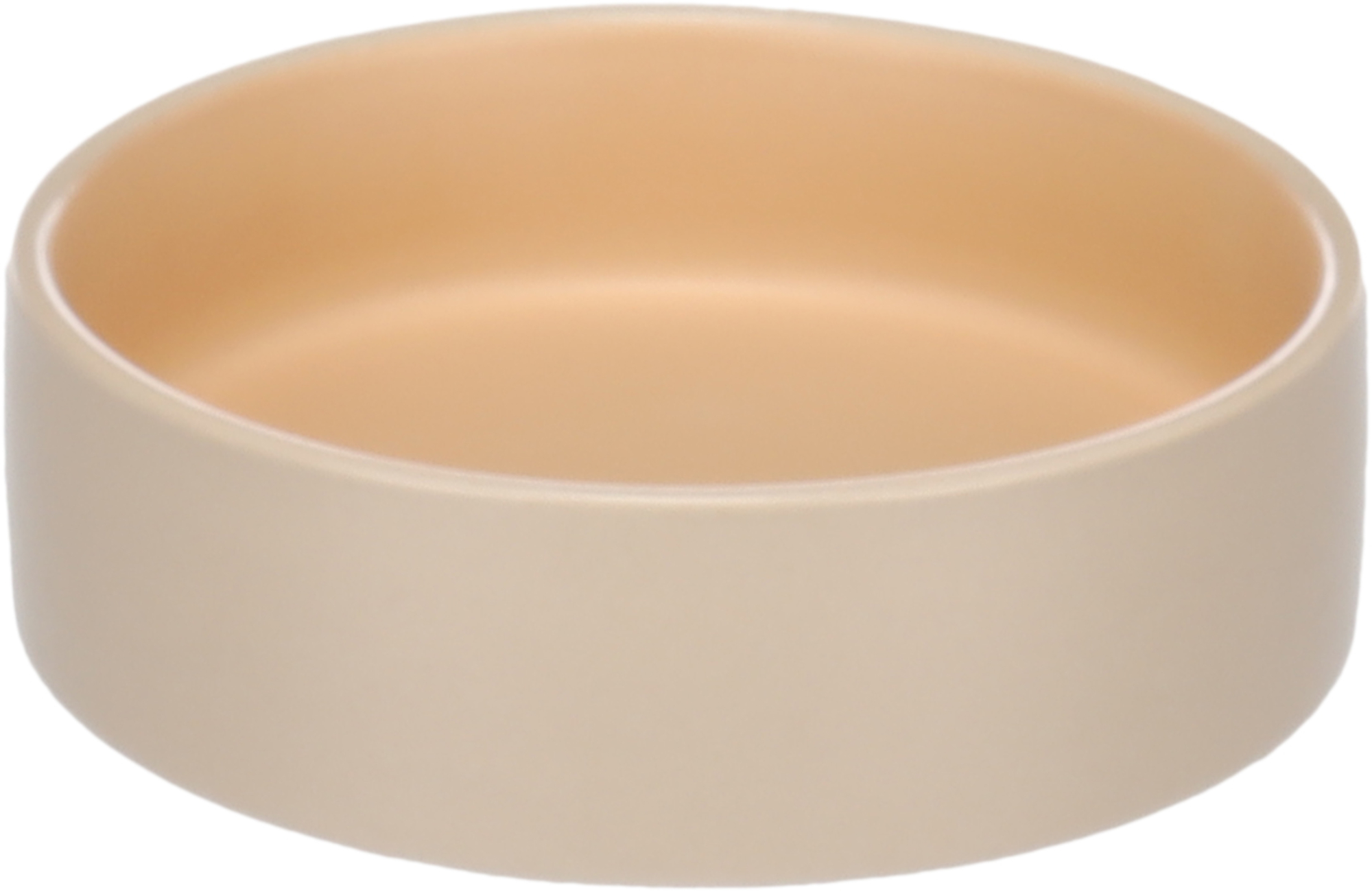 Flamingo Feeding and drinking bowl Anca Round Beige & Orange