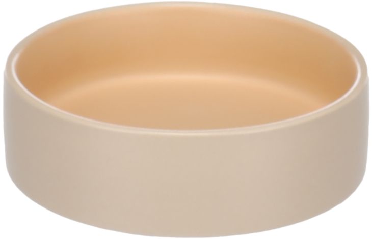 Flamingo Feeding and drinking bowl Anca Round Beige & Orange