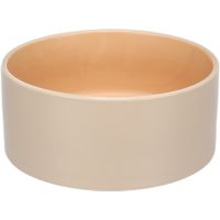 Flamingo Ciotola per cibo e acqua Anca Rotondo Beige & Arancio