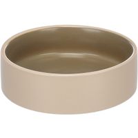 Flamingo Feeding and drinking bowl Anca Round Beige & Green