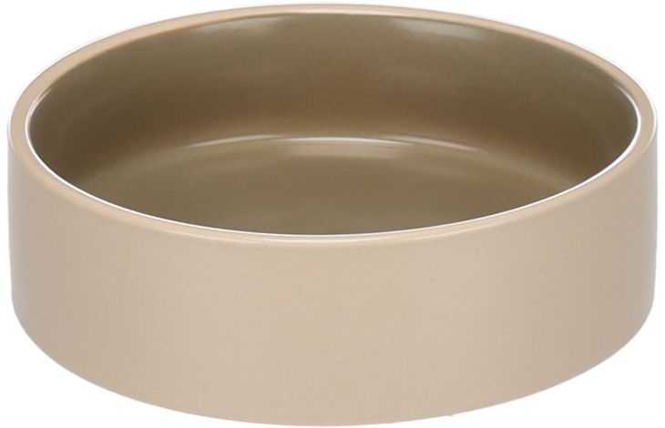 Flamingo Feeding and drinking bowl Anca Round Beige & Green