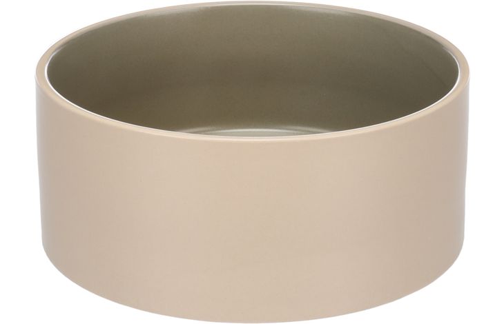 Flamingo Futter- und Trinknapf Anca Rund Beige & Grün