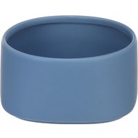 Flamingo Feeding and drinking bowl Zara Round Blue