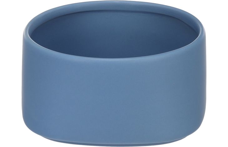 Flamingo Feeding and drinking bowl Zara Round Blue