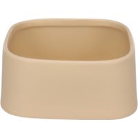 Flamingo Ciotola per cibo e acqua Zara Quadrato Beige