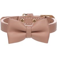 Flamingo Halsband met strik Nela Roze