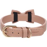 Flamingo Halsband met strik Nela Roze