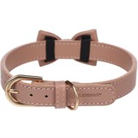 Flamingo Halsband met strik Nela Roze