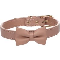Flamingo Halsband met strik Nela Roze