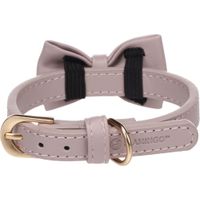Flamingo Halsband met strik Nela Violet