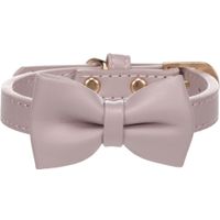 Flamingo Halsband met strik Nela Violet