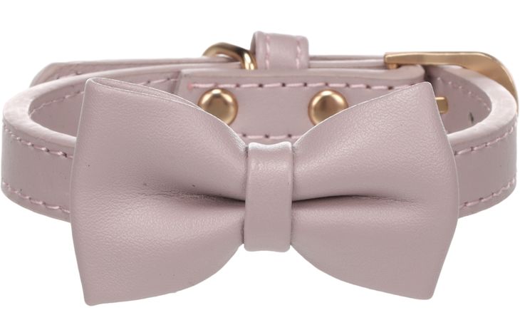 Flamingo Halsband met strik Nela Violet