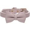 Collar with bow tie Nela Violet