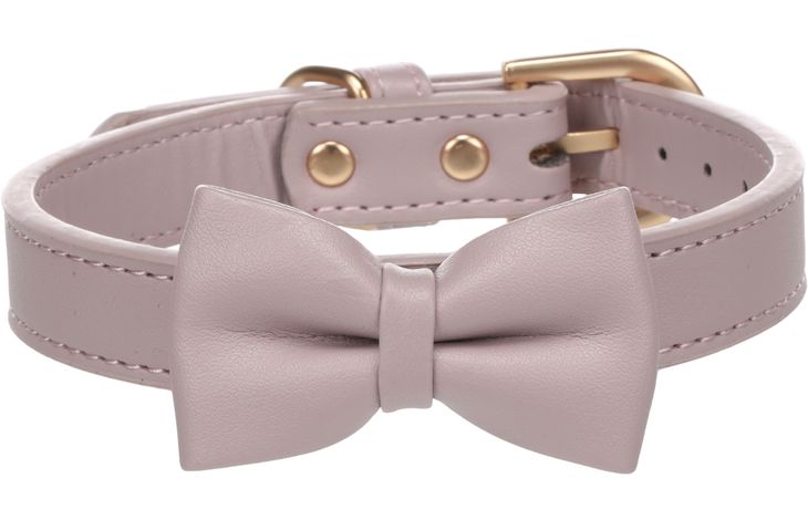 Flamingo Halsband met strik Nela Violet