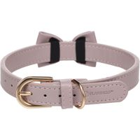 Flamingo Halsband met strik Nela Violet