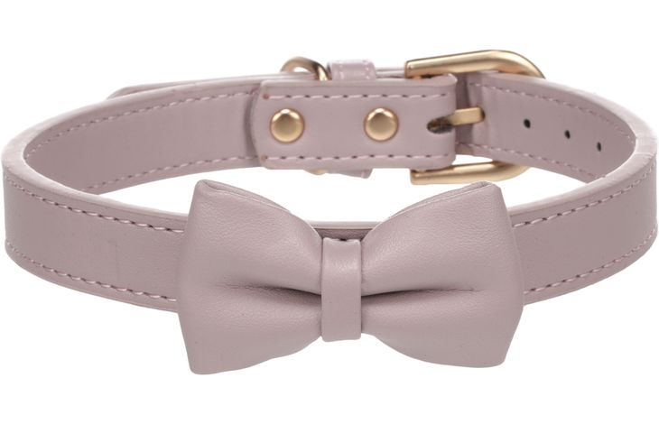 Flamingo Halsband met strik Nela Violet