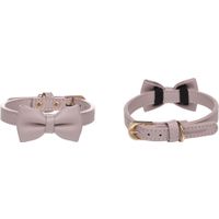 Flamingo Halsband met strik Nela Violet