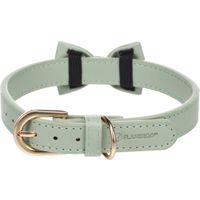 Flamingo Halsband met strik Nela Muntgroen