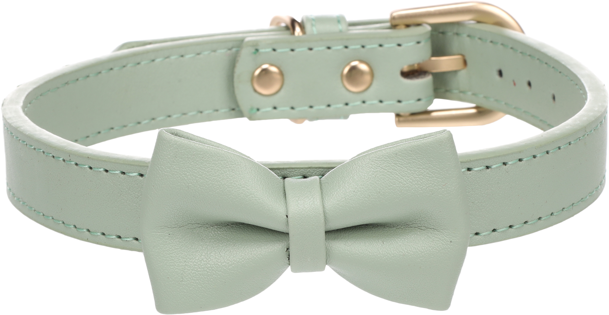 Flamingo Collar with bow tie Nela Mint green