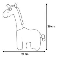 Flamingo Spielzeug Saffia Giraffe mit Seil Ocker