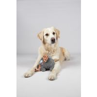 Flamingo Spielzeug Saffia Elefant mit Seil Grau