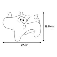 Flamingo Jouet Saffia Rhinocérus avec corde Gris