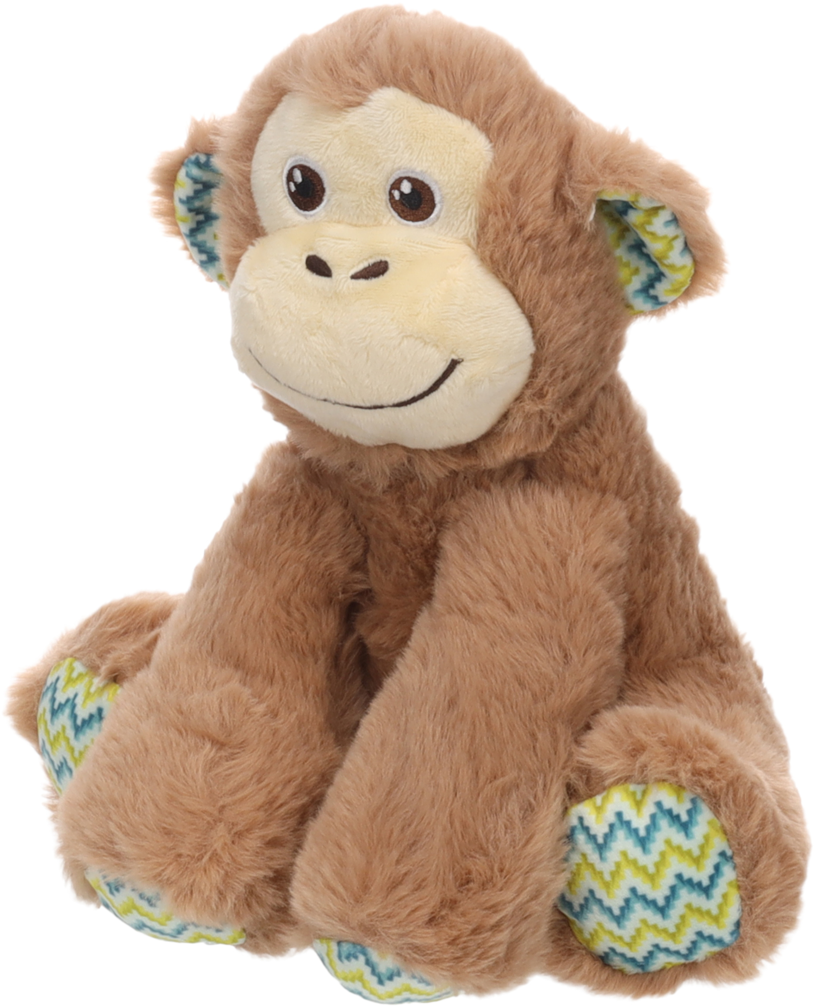 Flamingo Toy Drala Monkey sitting Brown