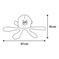 Flamingo Toy Franne Octopus Emoji Purple