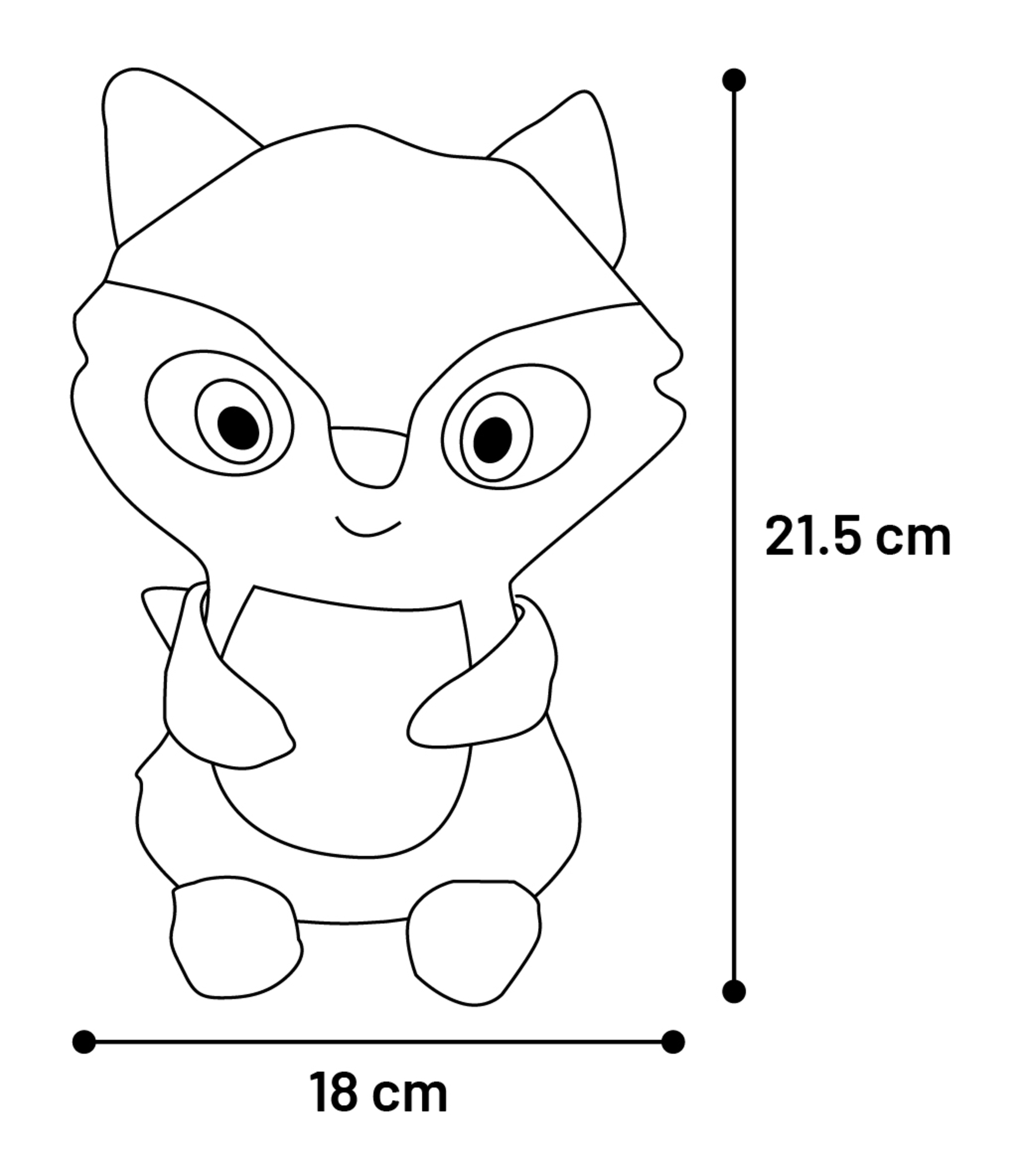 Flamingo Toy Koppo Racoon Brown