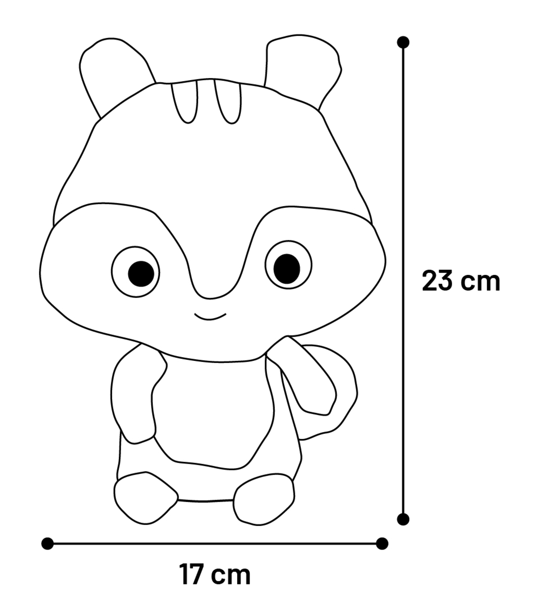 Flamingo Toy Koppo Squirrel Brown