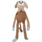 Toy Bruta Dog with rope Brown