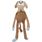 Toy Bruta Dog with rope Brown