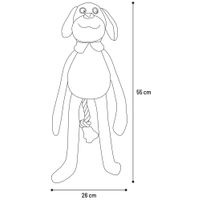 Flamingo Toy Bruta Dog with rope Brown