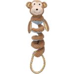 Toy Bruta Monkey with rope Brown