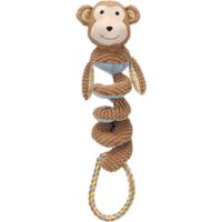 Flamingo Toy Bruta Monkey with rope Brown