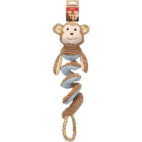 Flamingo Toy Bruta Monkey with rope Brown