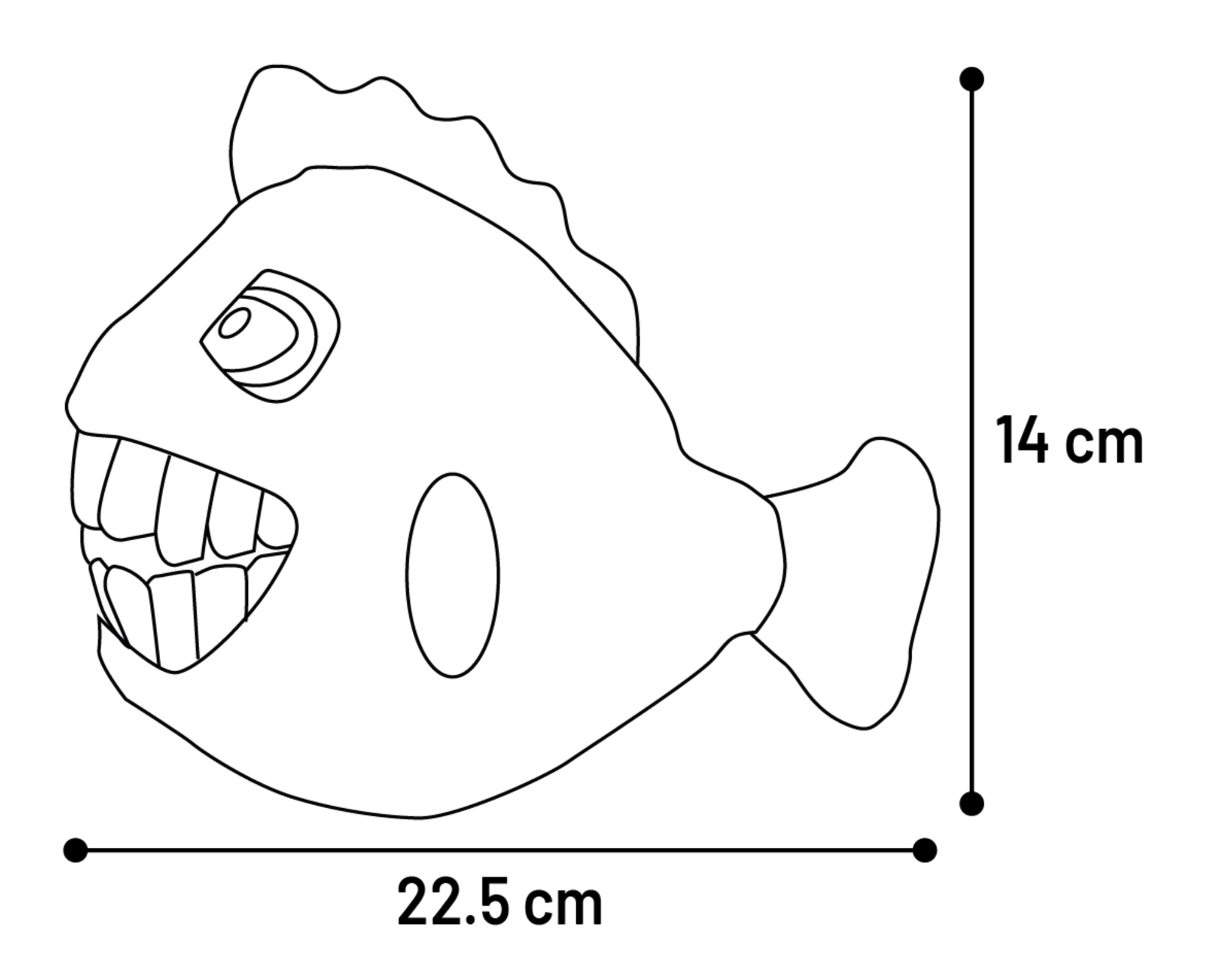 Flamingo Spielzeug Gebla Clownfisch Gelb