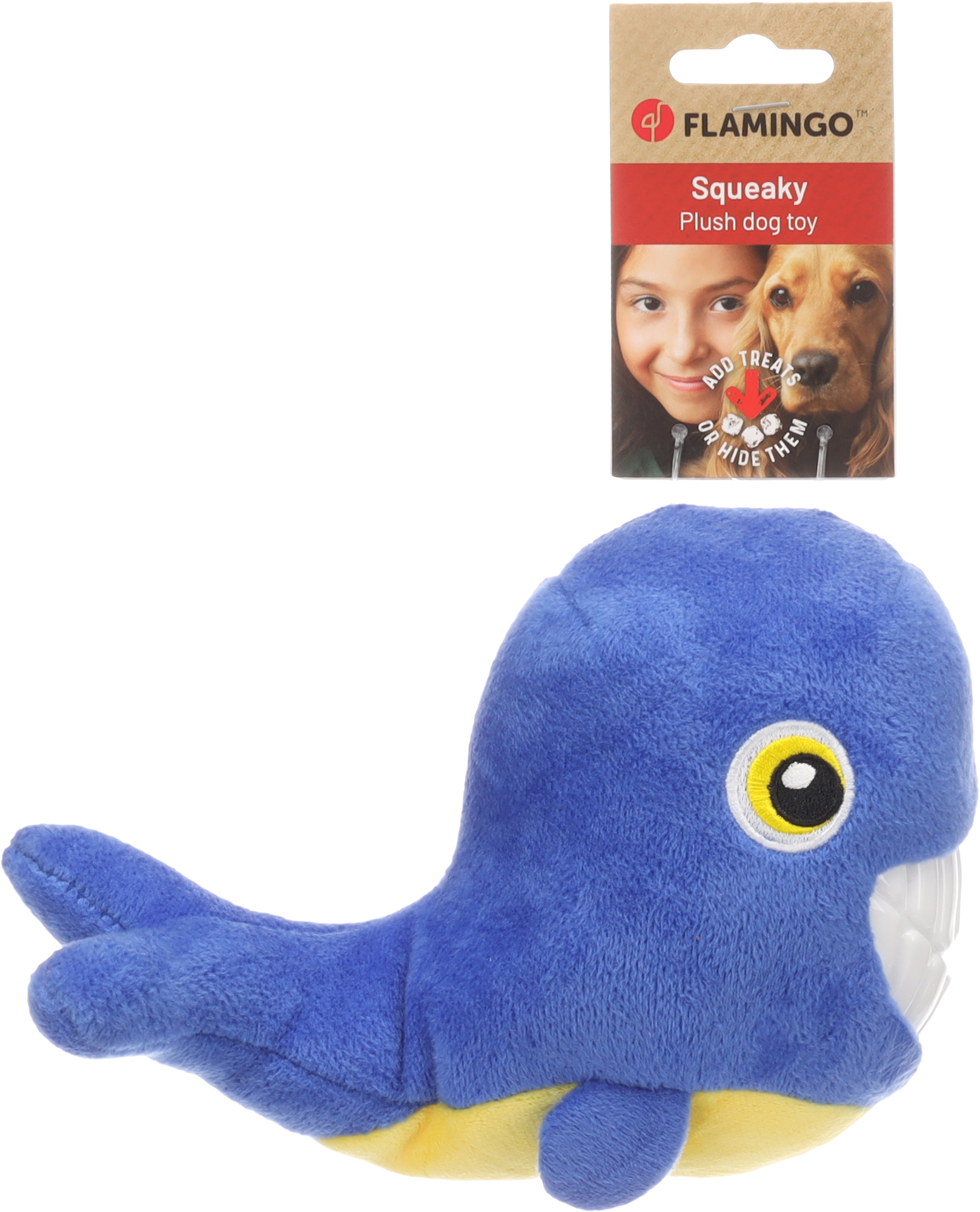 Flamingo Toy Gebla Whale Blue