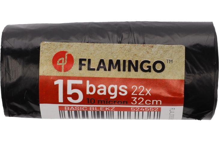 Flamingo Poepzak Basic Blekz Zwart