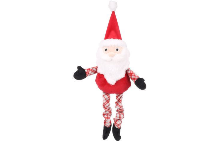 Flamingo Kerst Speelgoed Antonella  Kerstman Rood